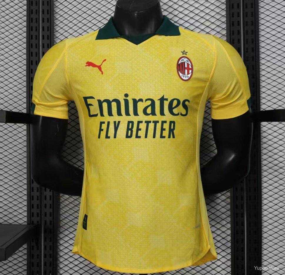 Camiseta de fútbol AC Milan 2025/26 TERCERA MANGA CORTA VERSION JUGADOR